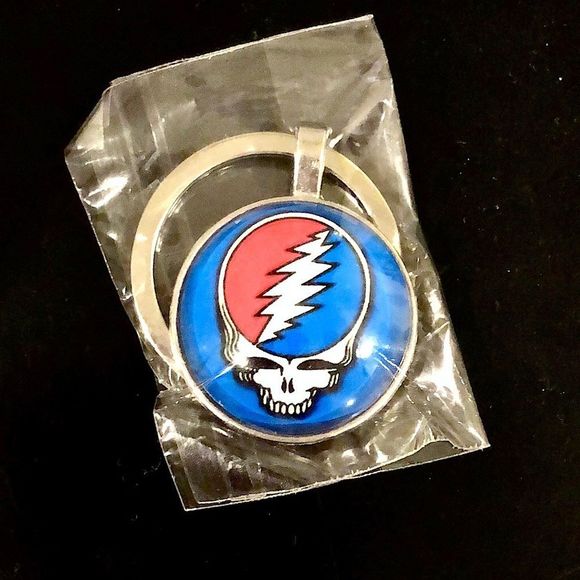 SOLD BUYITWHENFOUND Custom Grateful Dead Keychains SKULL STEAL YOUR FACE - Picture 5 of 6